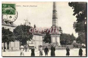 Vesoul - Place de la Republique - Old Postcard