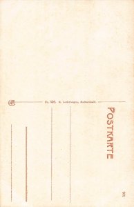 Germany Bodetal Teufelsbruecke River Cliffs vintage postcard