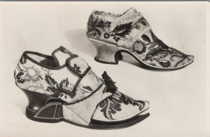 Fashion Postcard - Lady's Shoes 1700-1730, Northampton Museum Ref.RS32828