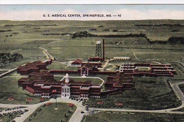 Missouri Springfield Aerial View United States Medical Center