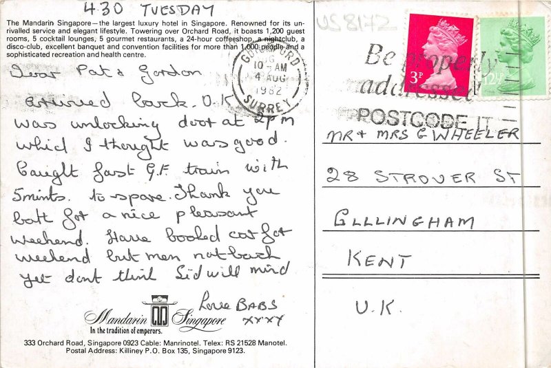 us8172 the mandarin hotel  singapore