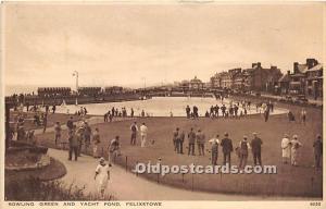 Bowling Green & Yacht Pond Lawn Bowling Postal Used Unknown 