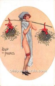 Le Gui de paris # 22 Marque L-E Artist Raphael Kirchner Unused 