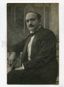 3081212 ARMANDO ZANIBONI Italian VIOLINIST old AUTOGRAPH Photo