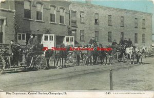 IL, Champaign, Illinois, Central Station, Fire Department, CU Williams No 1045