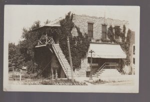 Central City IOWA RPPC c1910 MAIN STREET Post Office nr Cedar Rapids Monticello