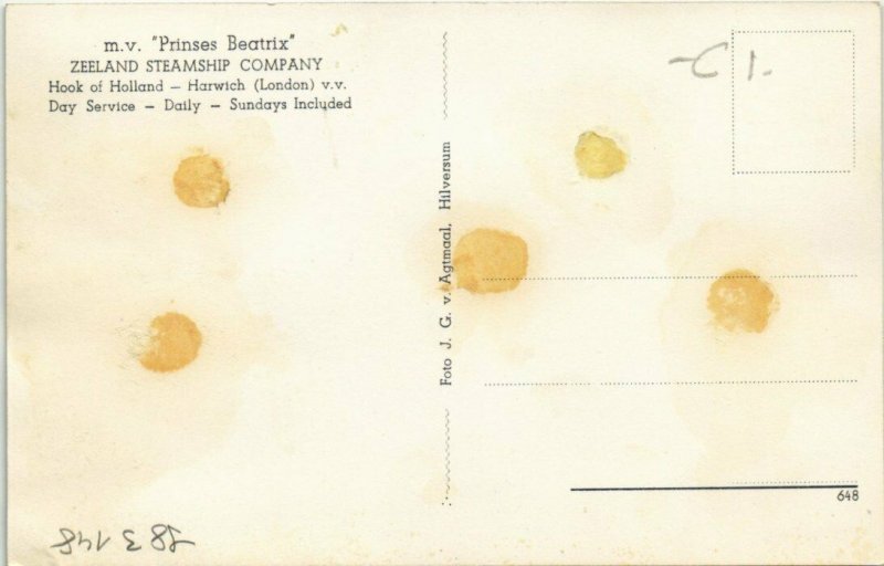 CPA AK M.V.Prinses Beatrix SHIPS (783148)