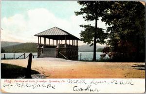 Pavilion at Lake Scranton, Scranton Pennsylvania c1908 Vintage Postcard M24