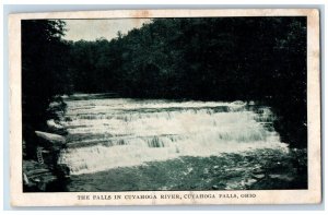 c1910's The Falls In Cuyahoga River Cuyahoga Falls Ohio OH, Waterfalls Postcard