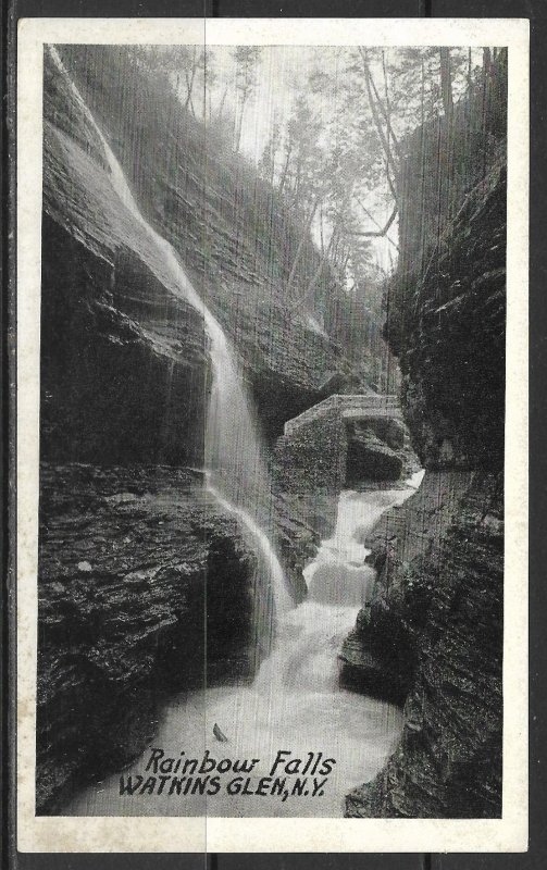 New York, Watkins Glen - Rainbow Falls - Green Star Gift Store -  [NY-348]