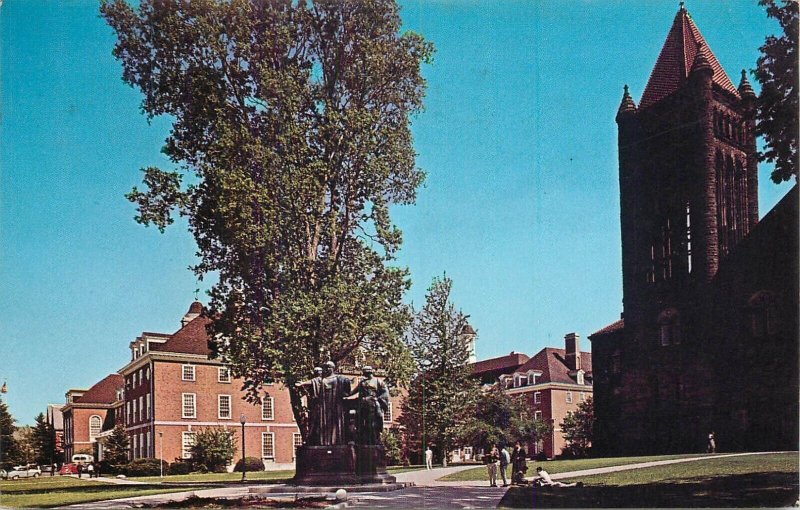 United States Illinois University Alma Mater Statue Champaign Urbana 1976