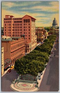 Sevilla Biltmore Hotel 1940s Linen Postcard