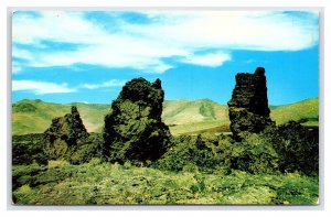 Postcard The Castles Or Monoliths Craters Of The Moon National Monument Idaho