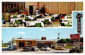 Postcard RESTAURANT SCENE Hattiesburg Mississippi MS AQ3587