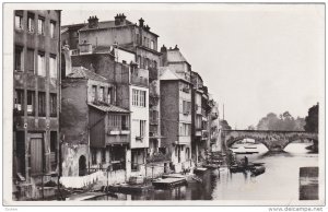 METZ , France , PU-1945 : Les Roches vues du Pont de la Prefecture