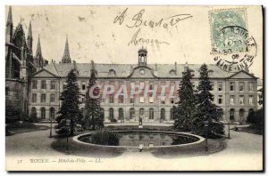 Postcard Old City Hall Rouen