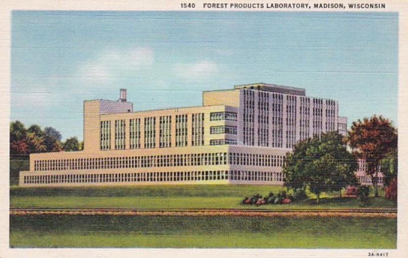 Wisconsin Madison Forest Products Laboratory Curteich