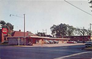 YAKIMA, Washington  WA   RED APPLE MOTEL  Roadside  1950s   Postcard