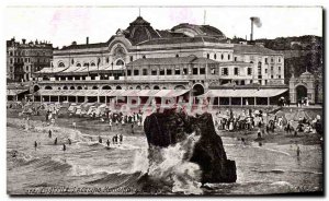 Old Postcard Biarritz Casino Municipal