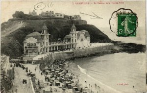 CPA GRANVILLE - Le Casino et la Haute-VILLE (589425)