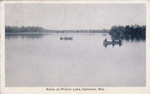 Wisconsin Cameron Scene On Prairie Lake 1931