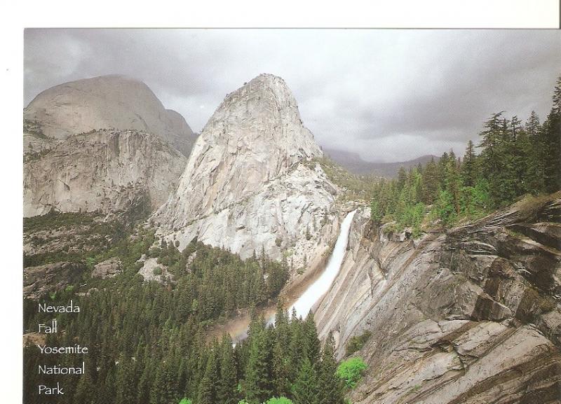 Postal 040800 : Yosemite Falls. Yosemite National Park California