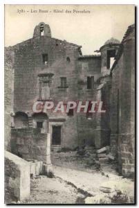 Old Postcard Les Baux Hotel Piglet