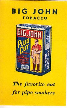 Big John Tobacco Pipe Cleaner Envelope