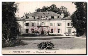 Old Postcard Ferney Voltaire Le Chateau de Voltaire