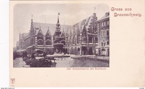 Gruss aus Braunschweig (Lower Saxony), Germany, 1890s