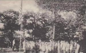 Michigan Grand Rapids Flag Ceremony At Camp Manitou Lin Artvue