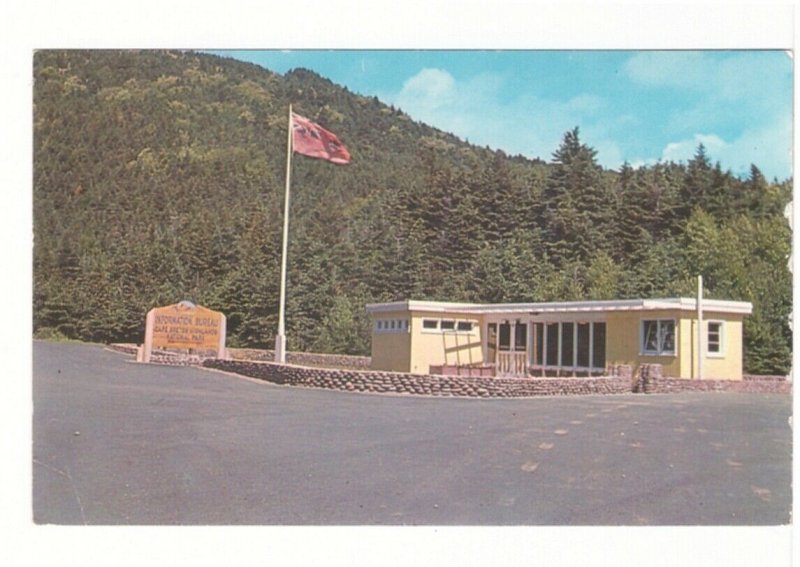 Entrance To Cape Breton Highlands National Park, NS, Vintage Chrome Postcard