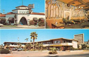 Coronado California views of La Avenida Restaurant & Motel vintage pc ZA441383 