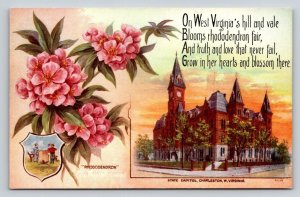 State Capitol   West Virginia   Postcard