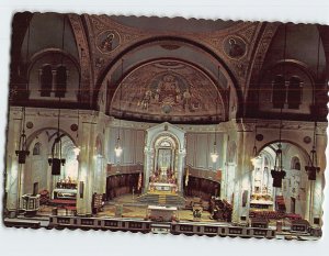 Postcard Altar Minor Basilica Nat'l Shrine of Our Lady of Consolation Ohio USA