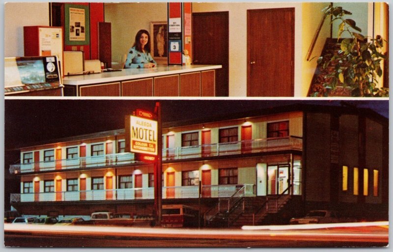 Aleeda Motel Prince Rupert BC Multiview Unused Traveltime Postcard H73