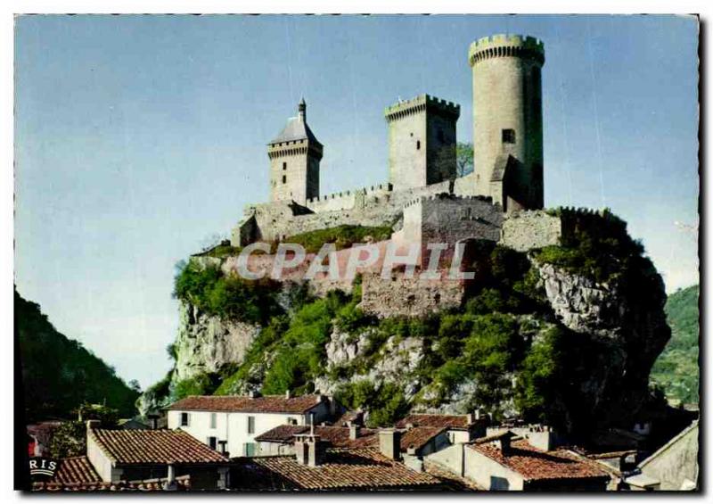 Modern Postcard The picturesque Ariege Foix Chateau