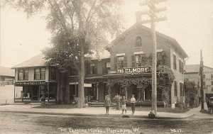 Rutland VT The Elmore Bracken & Co. Millinery Dirt Street RPPC