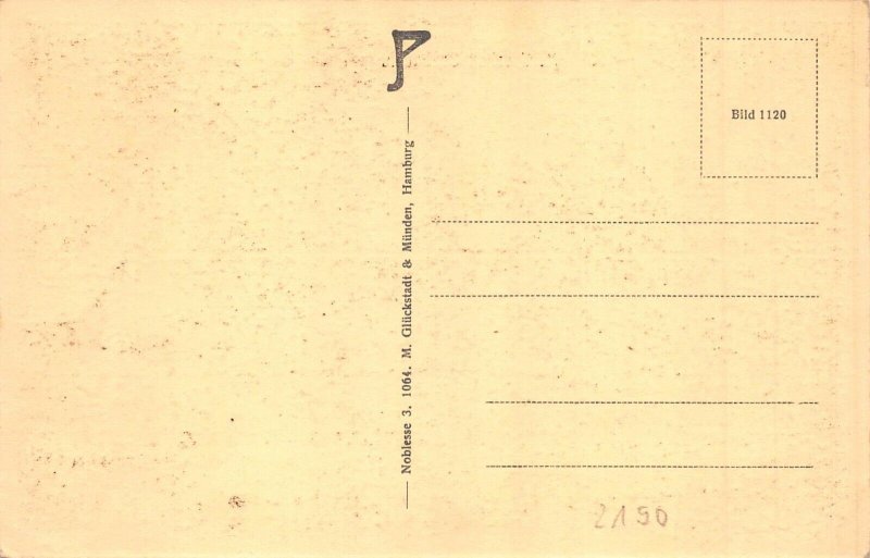 L311 Germany Nordseebad Cuxhaven Boat Sea vintage postcard