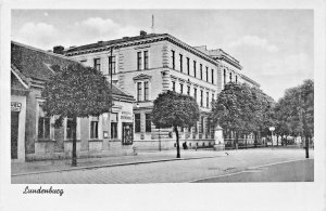 LUNDENBURG CZECH REPUBLIC~STREET VIEW-STOREFRONT~1942 PHOTO POSTCARD