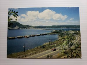 VTG Postcard Canso Causeway Cape Breton Island Nova Scotia Canada 1990   396