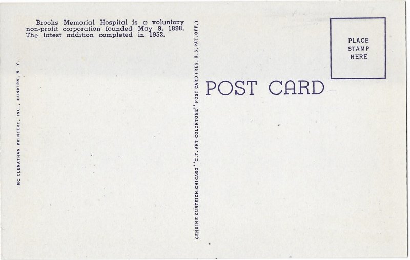 Brooks Memorial Hospital Dunkirk  New York