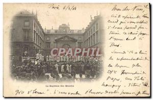 Old Postcard The Baptism Of Paris rookies TOP