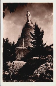 Lebanon Our Lady of Lebanon Harissa Vintage RPPC C119