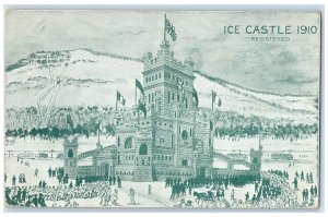 1910 Ice Castle Registered Mount Royal Montreal Quebec Canada Antique Postcard