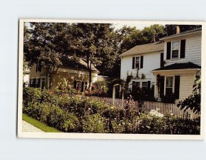 Postcard Edgartown's back streets, Martha's Vineyard, Edgartown, Massachusetts