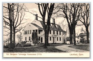 Col Benjamin Tallmadge Homestead Litchfield Connecticut CT UNP DB Postcard G17