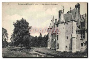 Old Postcard Chateau Meillant Cher Tours and Moat