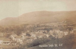 RPPC MANCHESTER DEPOT VERMONT TRAIN DEPOT? REAL PHOTO POSTCARD 1908