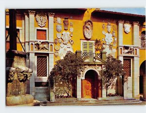 Postcard Front of the Priory Gardone Riviera Italy